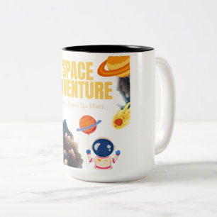Taza Bicolor Aventura espacial - Llegando más allá de las estre
