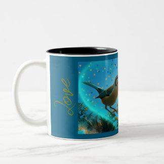 Taza Bicolor Aves de amor - Mug