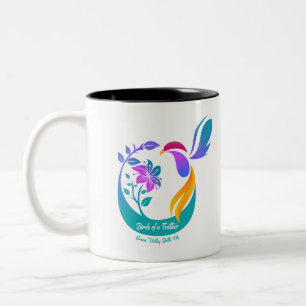 Taza Bicolor Aves de una pluma