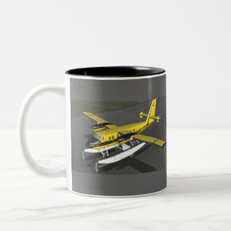 Taza Bicolor Avión de mar