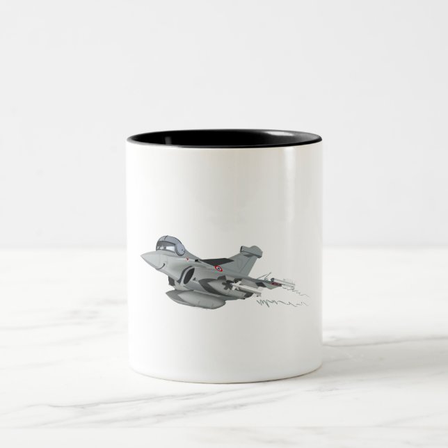Taza Bicolor avión personalizado (Centro)