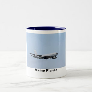 Taza Bicolor Aviones de Maine