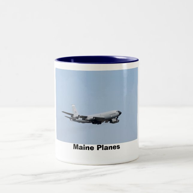 Taza Bicolor Aviones de Maine (Centro)