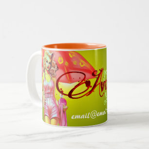 Taza Bicolor Avon Fiesta Gracias
