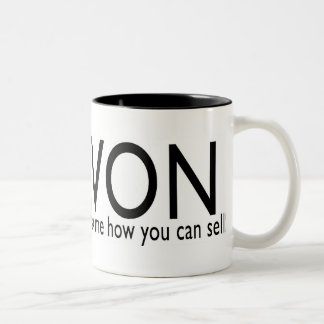 Taza Bicolor Avon Local Recruiter