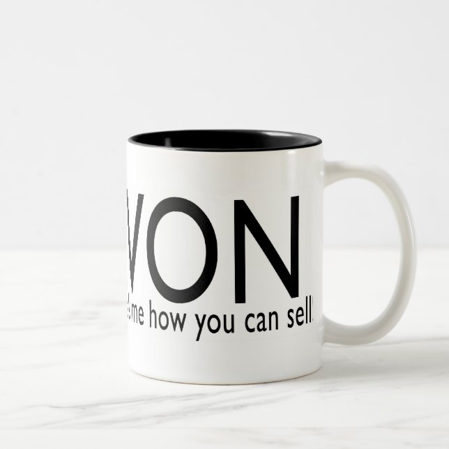 Taza Bicolor Avon Local Recruiter (Derecha)