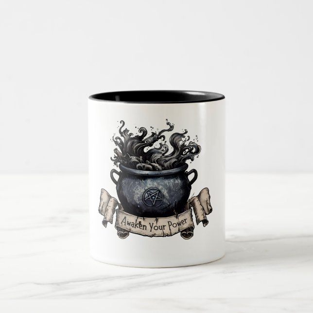 Taza Bicolor Awaken Your Power Cauldron (Centro)