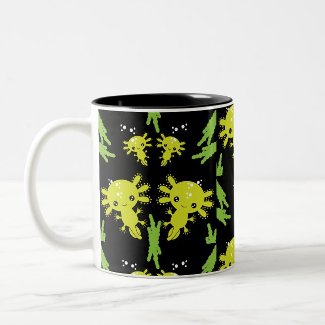 Taza Bicolor Axaotl Salamander Kids Gift (Izquierda)