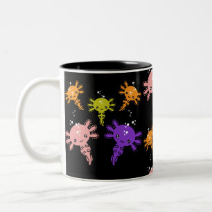 Taza Bicolor Axaotl Salamander Kids Gift