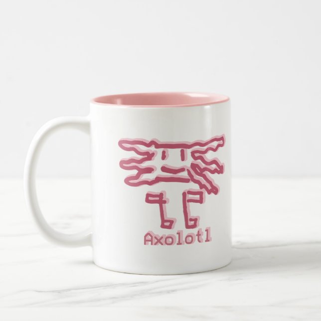 Taza Bicolor Axolotl by Álvaro (Izquierda)