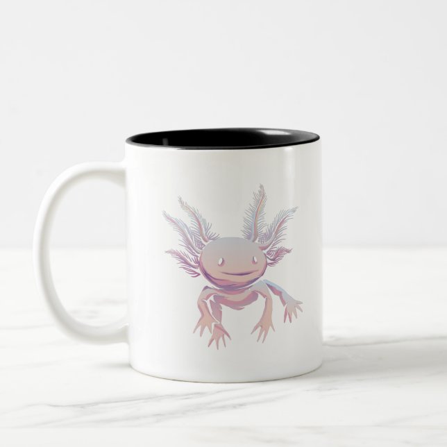 Taza Bicolor Axolotl Realistic (Izquierda)