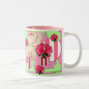 Taza Bicolor Azalea Scrapbook Mug