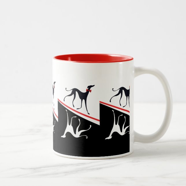 Taza Bicolor ¡Azawakhs en fiesta! (Derecha)