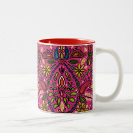 Taza Bicolor aziza rosa
