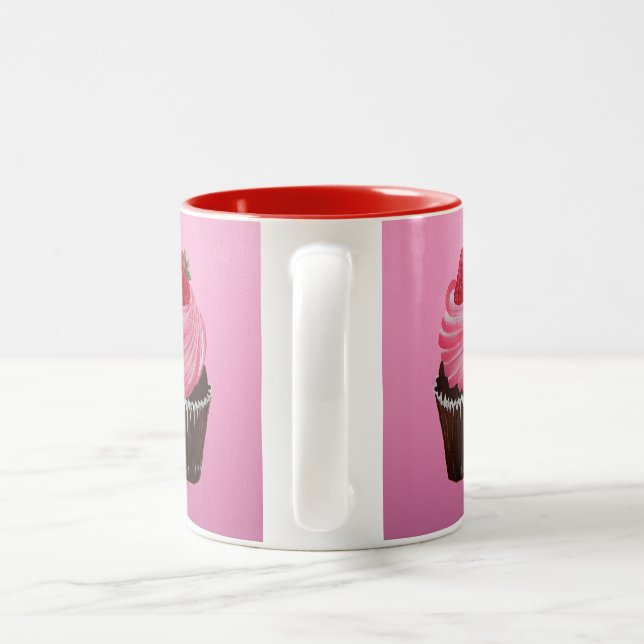 Taza Bicolor Azúcar de la fresa (Mango)