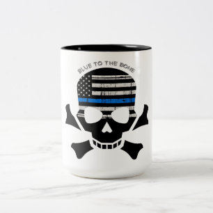 Taza Bicolor Azul al hueso (negro)
