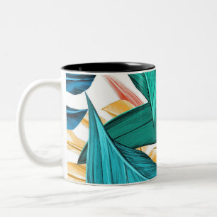 TAZA BICOLOR AZUL CLARO