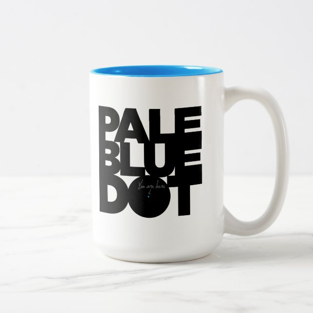 Taza Bicolor Azul claro (Derecha)