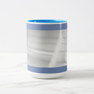 Taza Bicolor Azul de la nieve