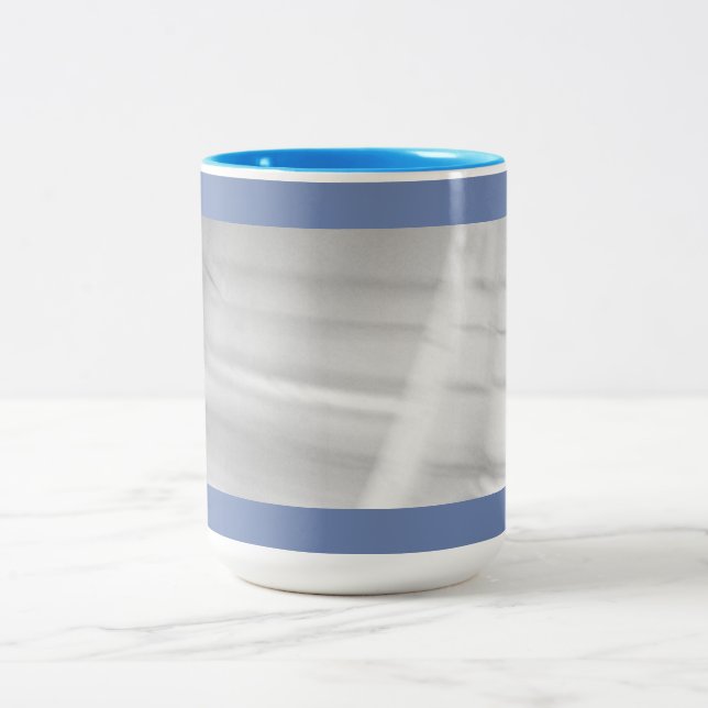 Taza Bicolor Azul de la nieve (Centro)