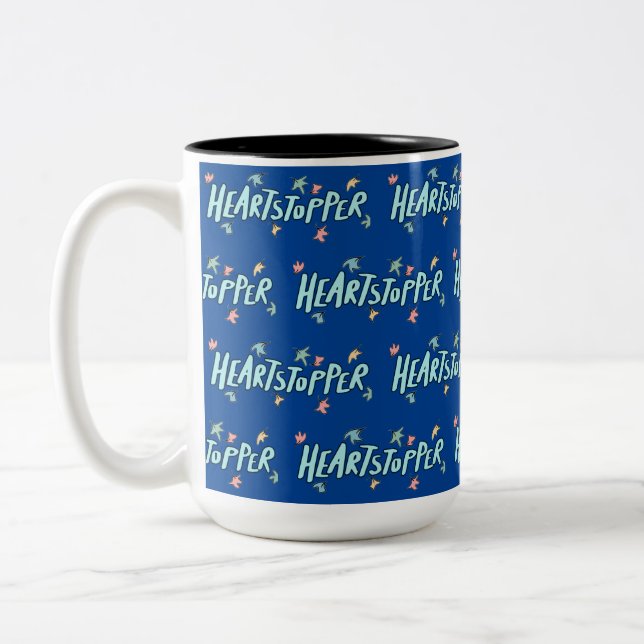 Taza Bicolor Azul parachoques (Izquierda)