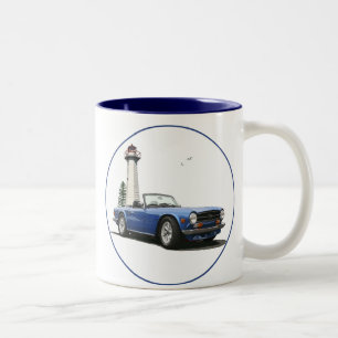 Taza Bicolor Azul TR6