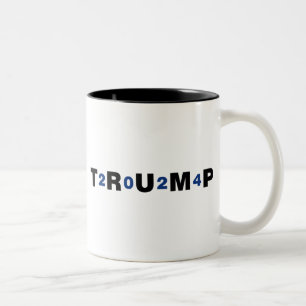 Taza Bicolor Azul Trump 2024