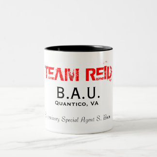 Taza Bicolor B.A.U., Quantico, VA, agente especial de