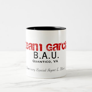Taza Bicolor B.A.U., Quantico, VA, agente especial de