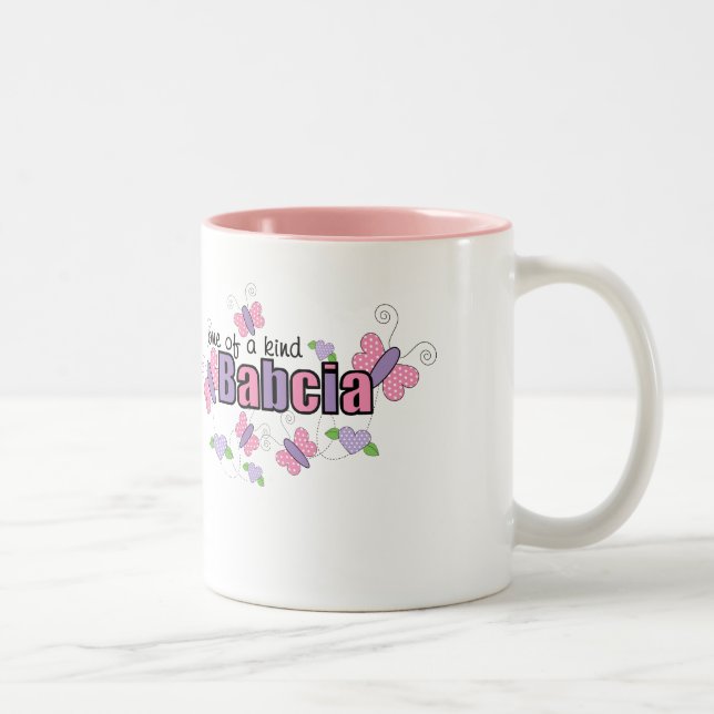 Taza Bicolor Babcia De Una Clase (Derecha)