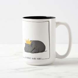 Taza Bicolor Baby Pygmy Hippo - Mug 
