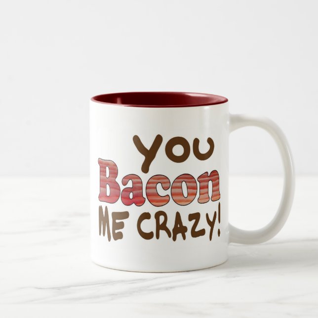 Taza Bicolor Bacon Crazy (Derecha)
