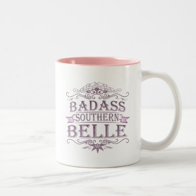 Taza Bicolor Badass Bell meridional (bandera) (Derecha)