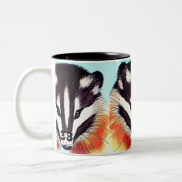 Taza Bicolor Badger