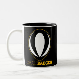Taza Bicolor Badger Coffee Mug