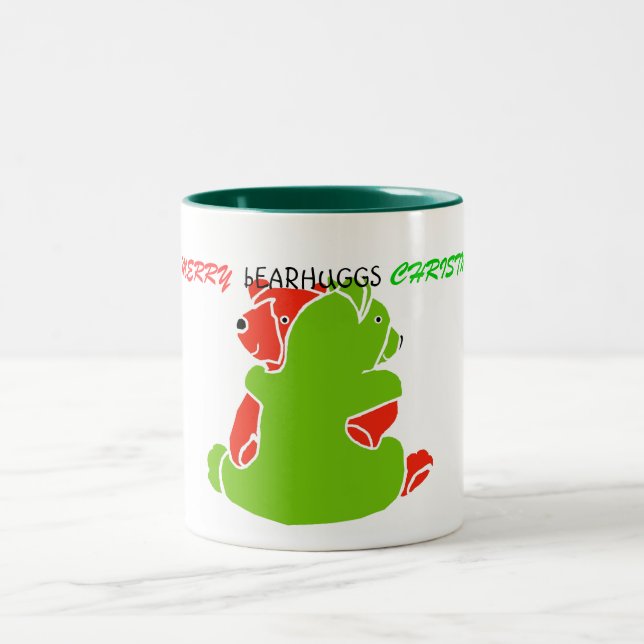Taza Bicolor "bAERHUGGS"/navidad (Centro)