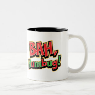 Taza Bicolor Bah Humbug Mug
