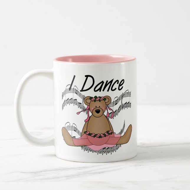 Taza Bicolor Bailarín de ballet del oso (Izquierda)