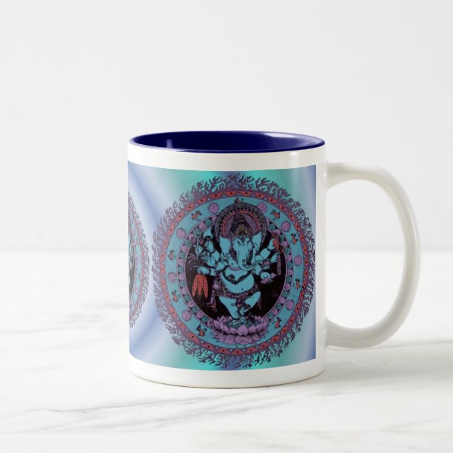 Taza Bicolor Bailarín de Ganesh (Derecha)