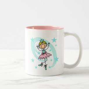 Taza Bicolor Bailarina - Camisetas y regalos rubios