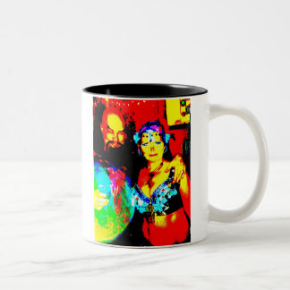Taza Bicolor Bailarina de la danza del vientre y Ming