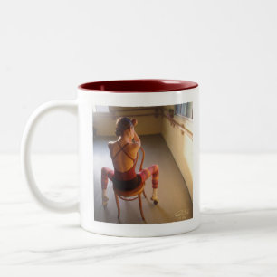 Taza Bicolor Bailarina de pensamiento, quiero ser bailarina, p