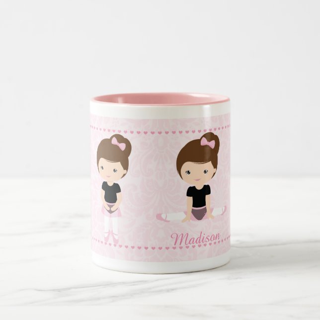 Taza Bicolor Bailarina dulce personalizada (Centro)