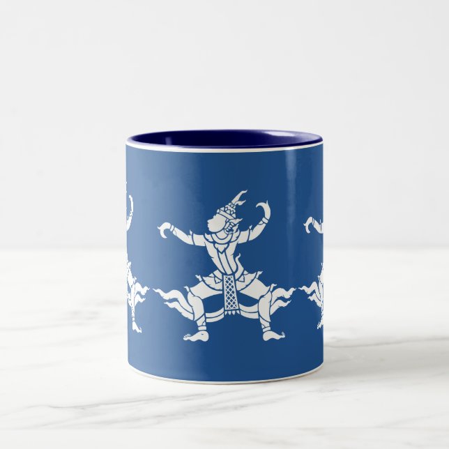Taza Bicolor Bailarina tailandesa ⚠ Rótulo ⚠ (Centro)