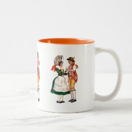 Taza Bicolor Bailarinas de Suiza