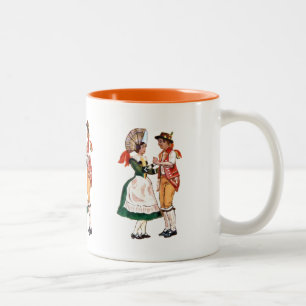 Taza Bicolor Bailarinas de Suiza