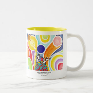 Taza Bicolor Baile en rayos de luna