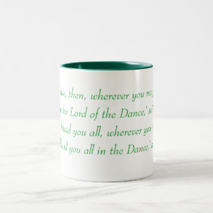 Taza Bicolor Baile irlandés - Coro del Señor del Baile