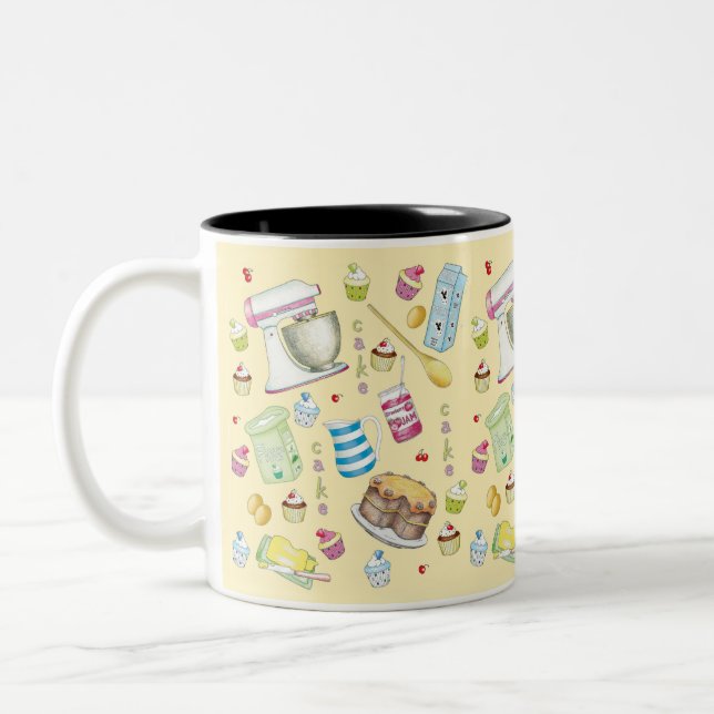 Taza Bicolor Bake Cake Mug (Izquierda)