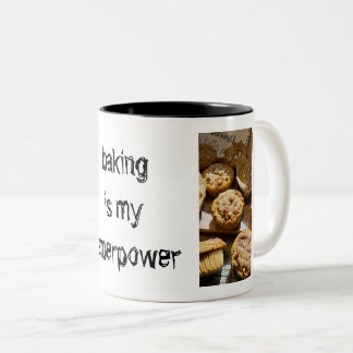 Taza Bicolor Baking is My Superpower Mug